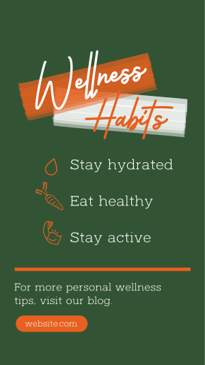 Carrots for Wellness Instagram story