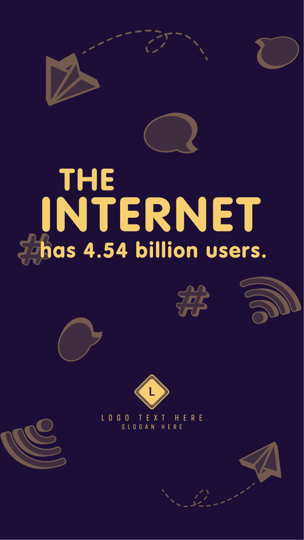 Internet Facts Instagram Story Design Image Preview