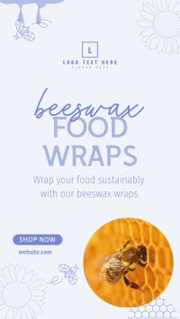 Beeswax Food Wraps Facebook story Image Preview