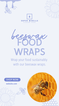 Beeswax Food Wraps Facebook Story Image Preview