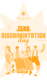 Zero Discrimination Day Facebook Story Design