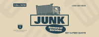 Junk Removal Stickers Facebook Cover Design
