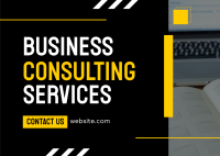 Business Consulting Postcard Image Preview