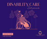 Support the Disabled Facebook Post Design