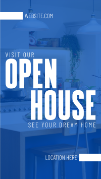 Minimalist Open House TikTok video Image Preview