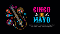 Bright and Colorful Cinco De Mayo Facebook Event Cover Design