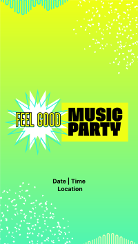Feel Good Party TikTok Video Design
