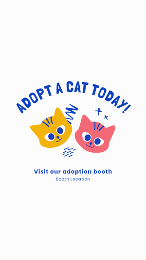 Adopt A Cat Today Instagram story Image Preview