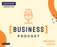 Business Podcast Facebook Post Design