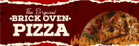 Brick Oven Pizza Twitter Header Design