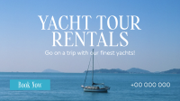 Relaxing Yacht Rentals Facebook Event Cover Design