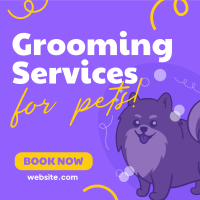 Premium Grooming Services Instagram Post Design