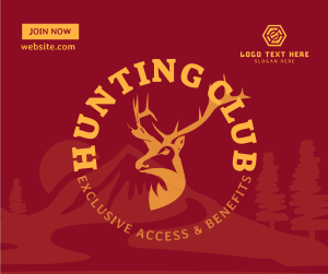 Hunting Club Deer Facebook post Image Preview