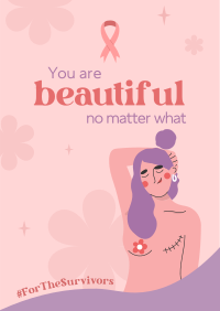 You Are Beautiful Poster Design