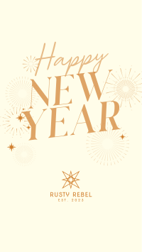 New Year Welcome Instagram Reel Image Preview