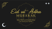 Blessed Eid ul-Adha Facebook event cover Image Preview