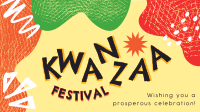 Kwanzaa Festival Greeting Facebook Event Cover Design