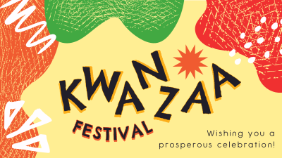 Kwanzaa Festival Greeting Facebook event cover Image Preview