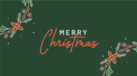 Christmas Greeting Facebook event cover Image Preview