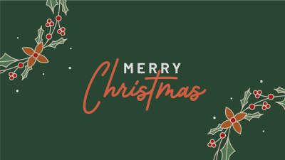 Christmas Greeting Facebook event cover Image Preview