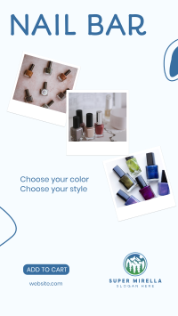 Nail Bar Facebook Story Image Preview