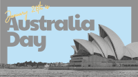 Newspaper Australia Day Facebook Event Cover Design