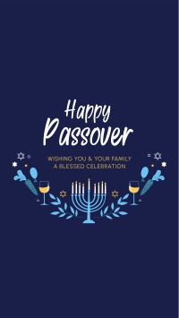 Celebrate Passover  Facebook Story Design