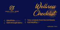 Wellness Checklist Twitter post Image Preview