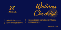 Wellness Checklist Twitter post Image Preview