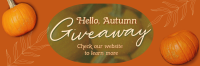 Hello Autumn Giveaway Twitter header (cover) Image Preview