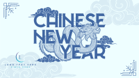 Oriental Chinese New Year Facebook Event Cover Design