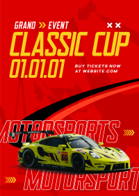 Classic Cup Poster Design