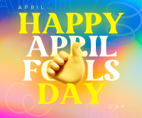 Happy April Fools Day Facebook Post Design