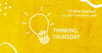Thinking Light Bulb Facebook Ad Design