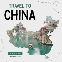 Explore China Instagram Post Design