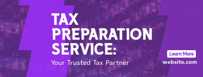 Your Trusted Tax Partner Facebook cover Image Preview