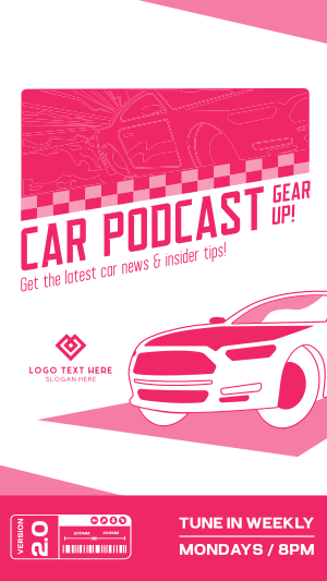 Fast Car Podcast Facebook Story Image Preview