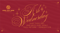Simple Elegant Ash Wednesday Video Image Preview