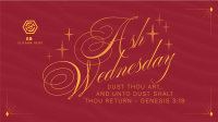 Simple Elegant Ash Wednesday Video Image Preview