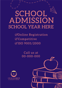 School Admission Year Flyer Design