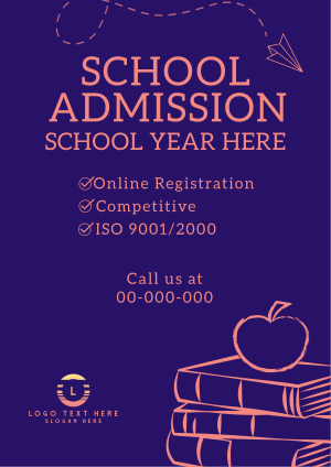 School Admission Year Flyer Image Preview
