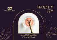 Makeup Beauty Tip Postcard Image Preview
