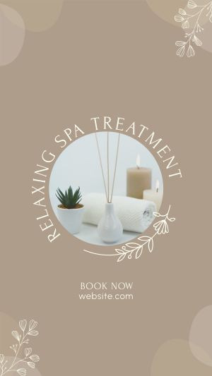 Spa Treatment Instagram story Image Preview