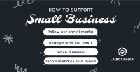 Support Small Business Facebook Ad Design