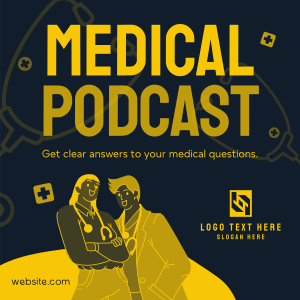 Podcast Medical Instagram post Image Preview