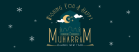 Wishing You a Happy Muharram Facebook Cover Design