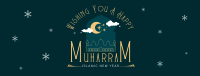 Wishing You a Happy Muharram Facebook Cover Image Preview