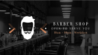 Barbershop Opening Facebook Event Cover Design
