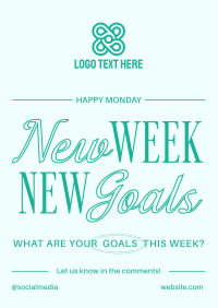 New Goals Monday Flyer Image Preview