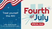 Fourth of July Promo Facebook event cover Image Preview
